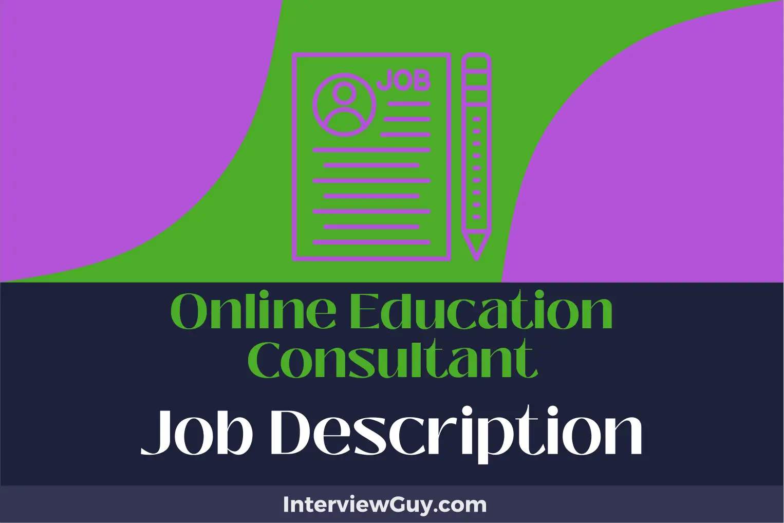 online education consultant job description