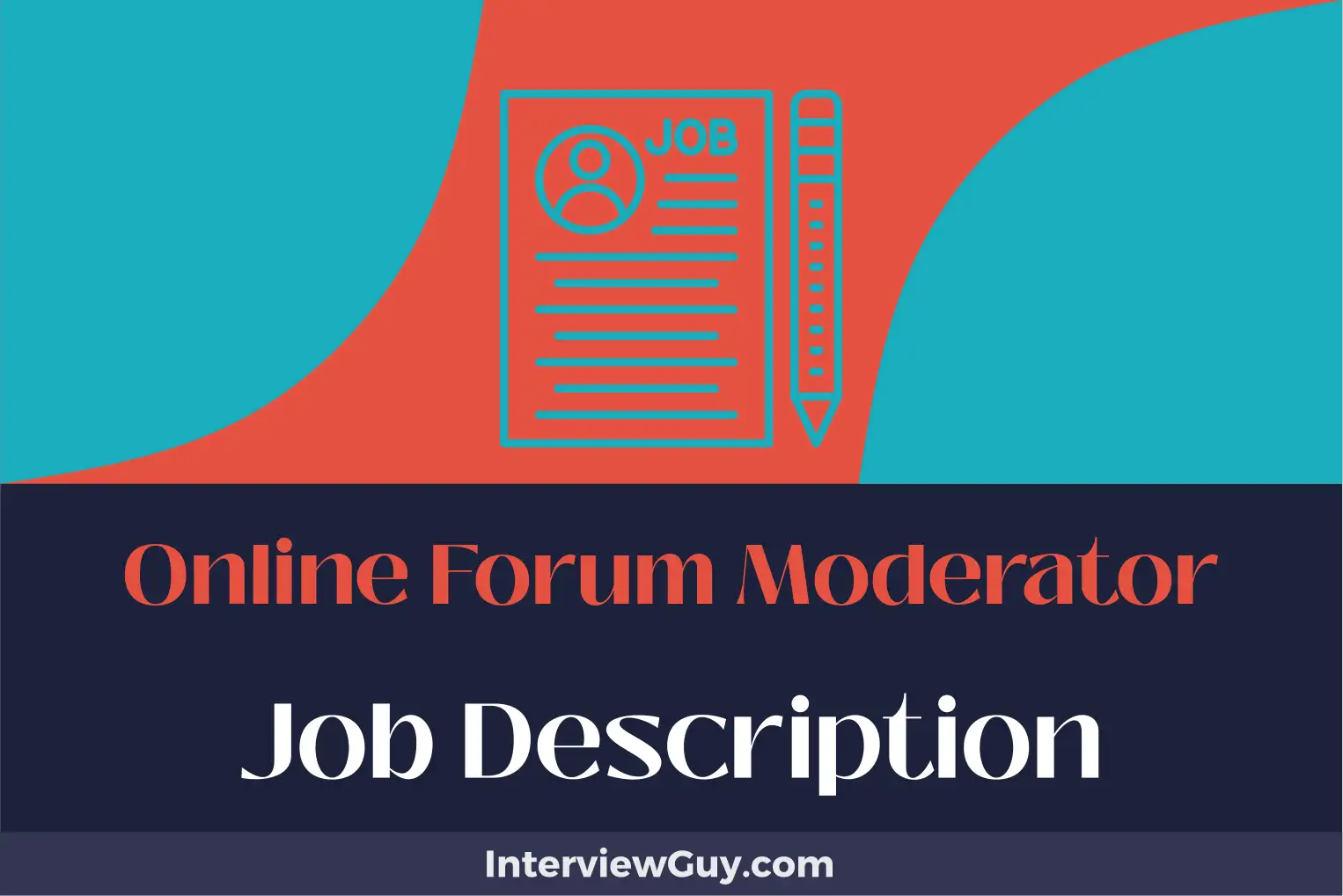 online forum moderator job description