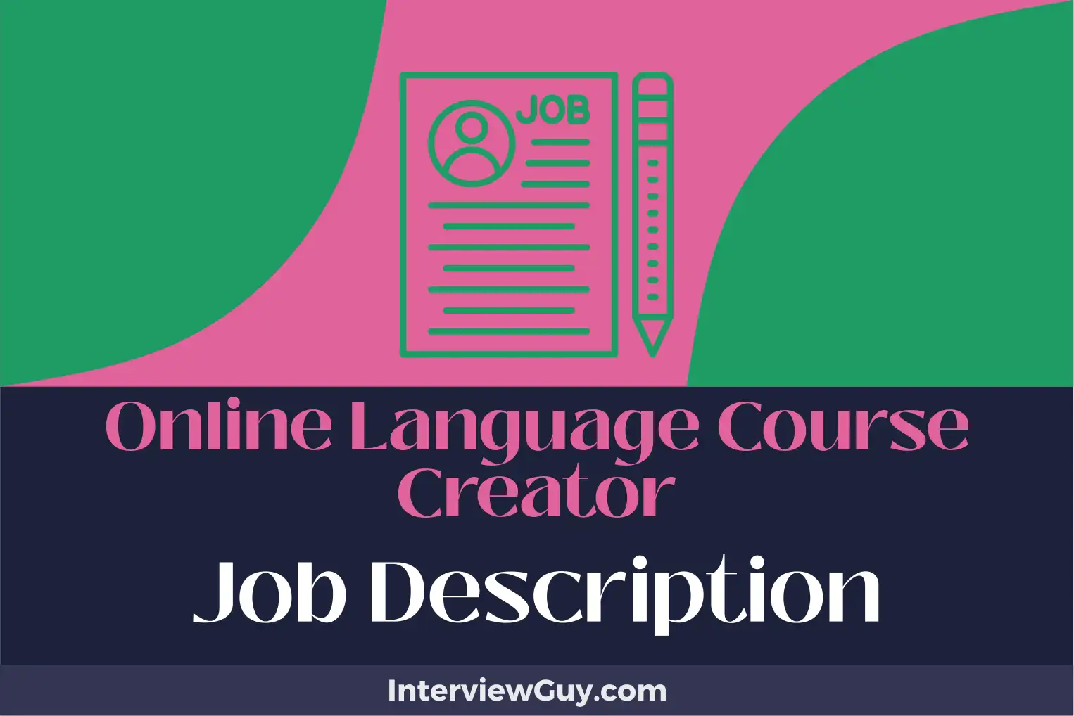 online language course creator job description