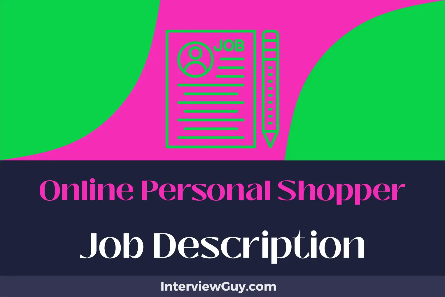 online personal shopper job description