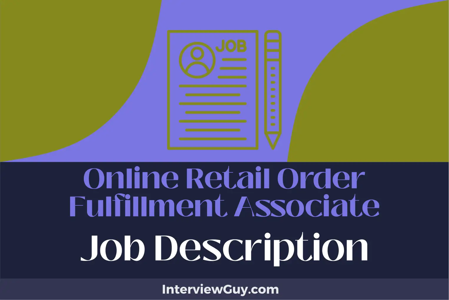 online retail order fulfillment associate job description