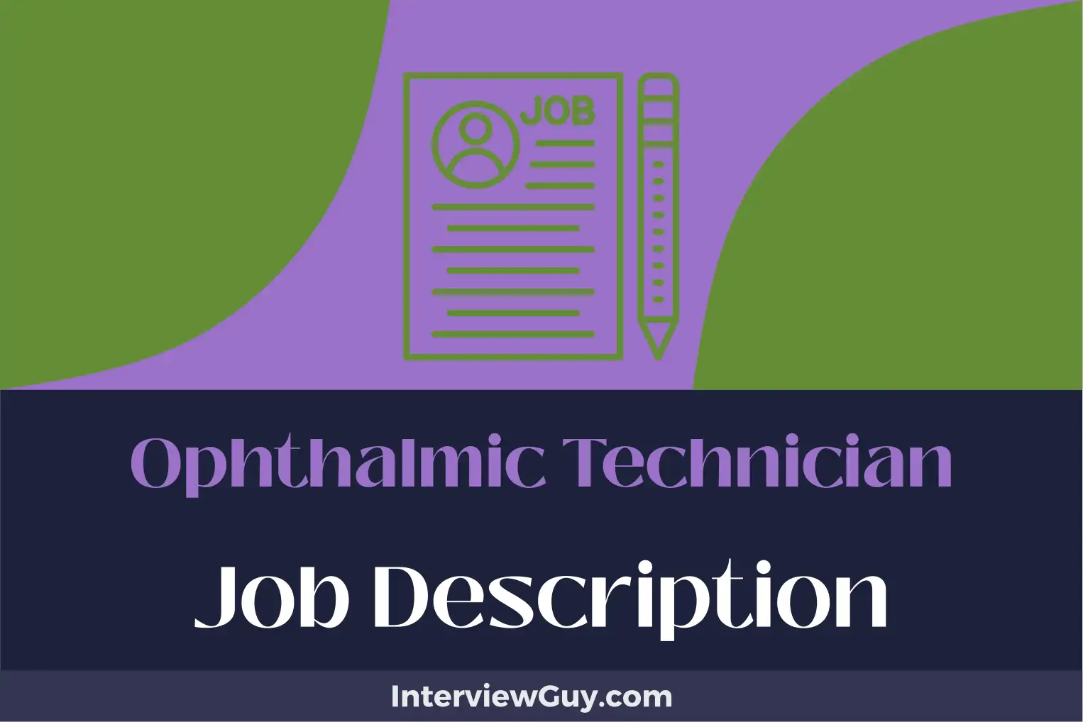 ophthalmic technician job description