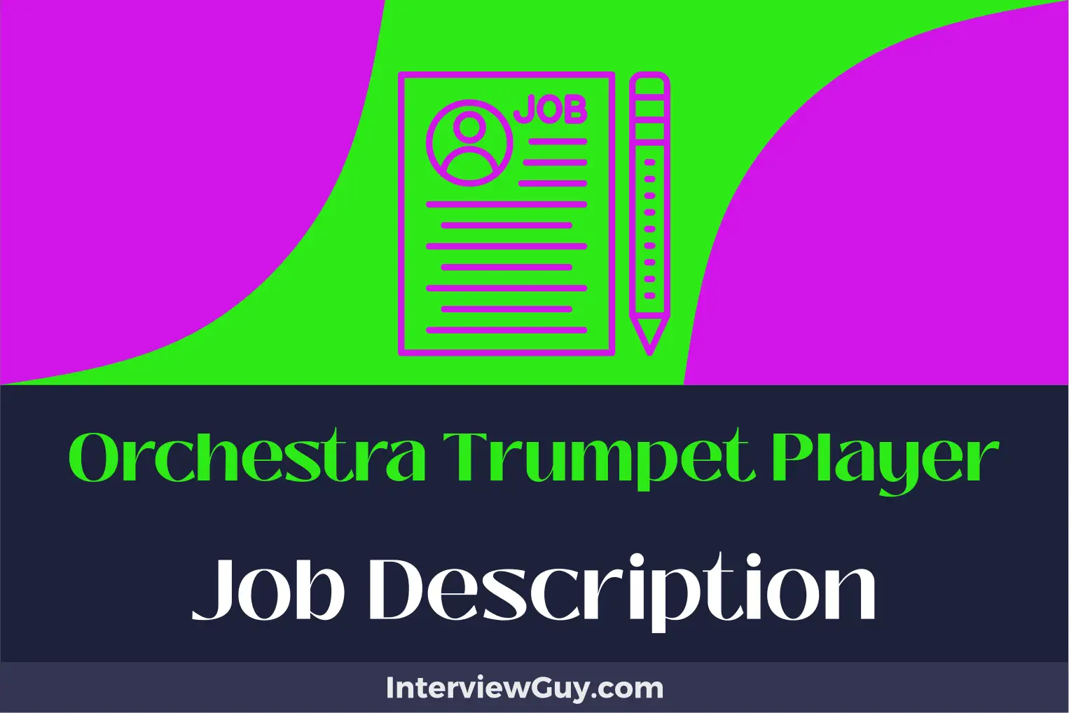 orchestra trumpet player job description