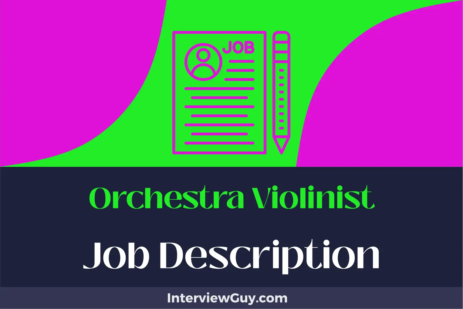 orchestra violinist job description