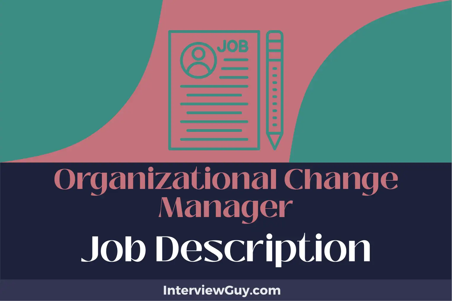 organizational change manager job description