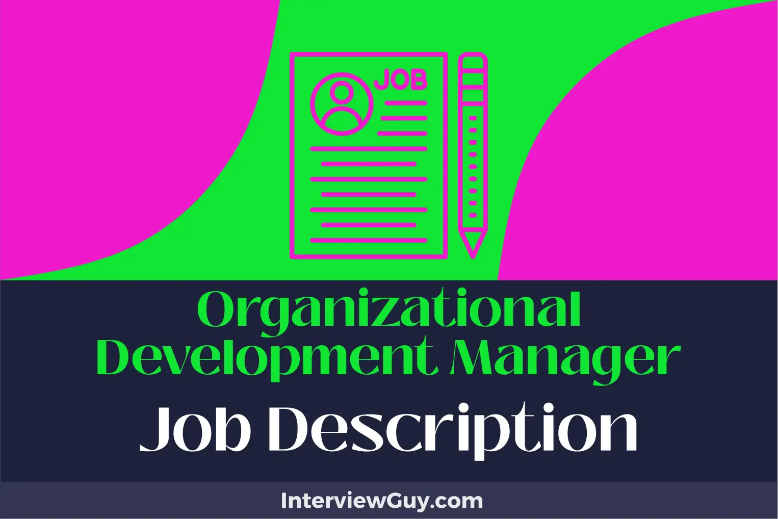 organizational development manager job description