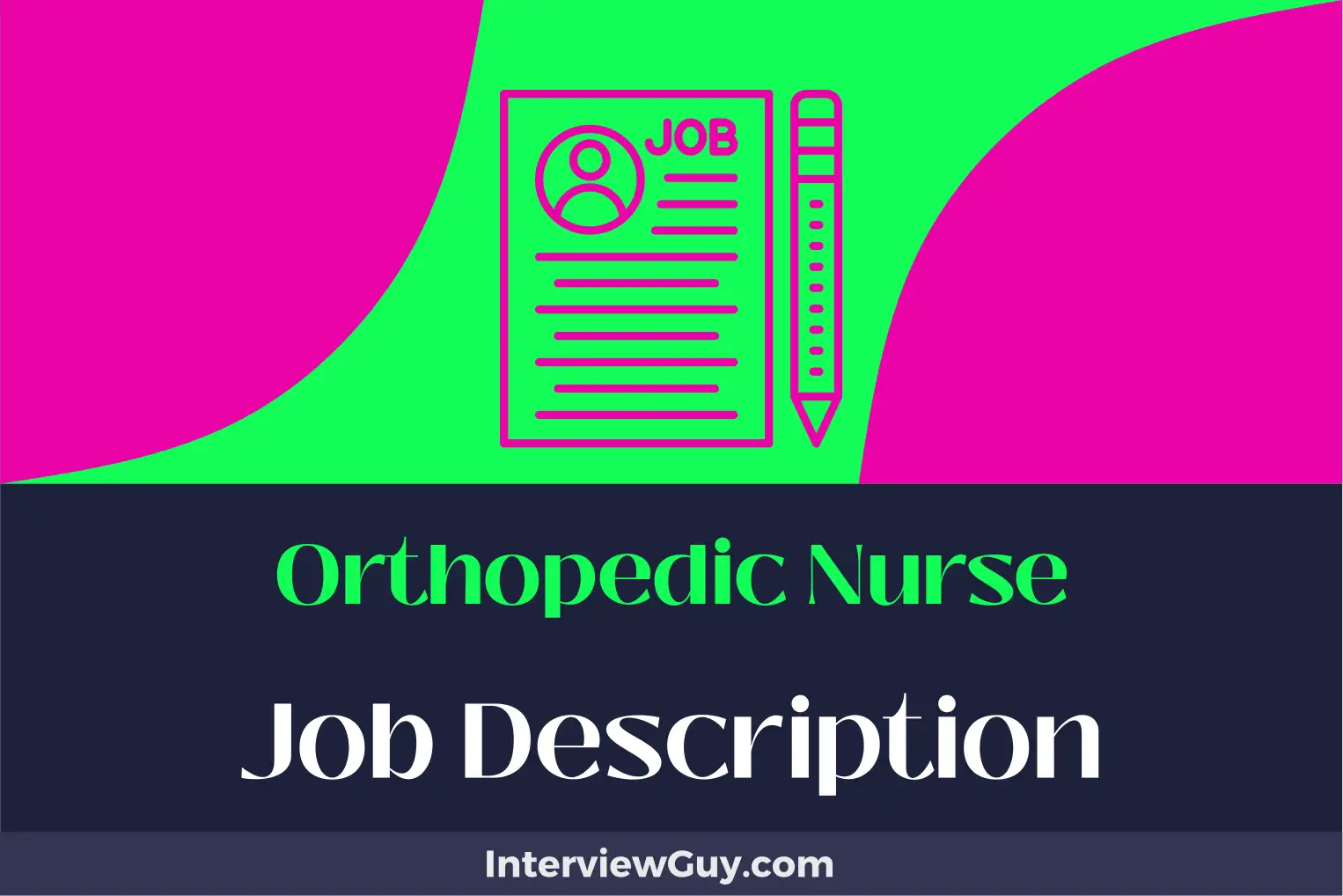 orthopedic nurse job description