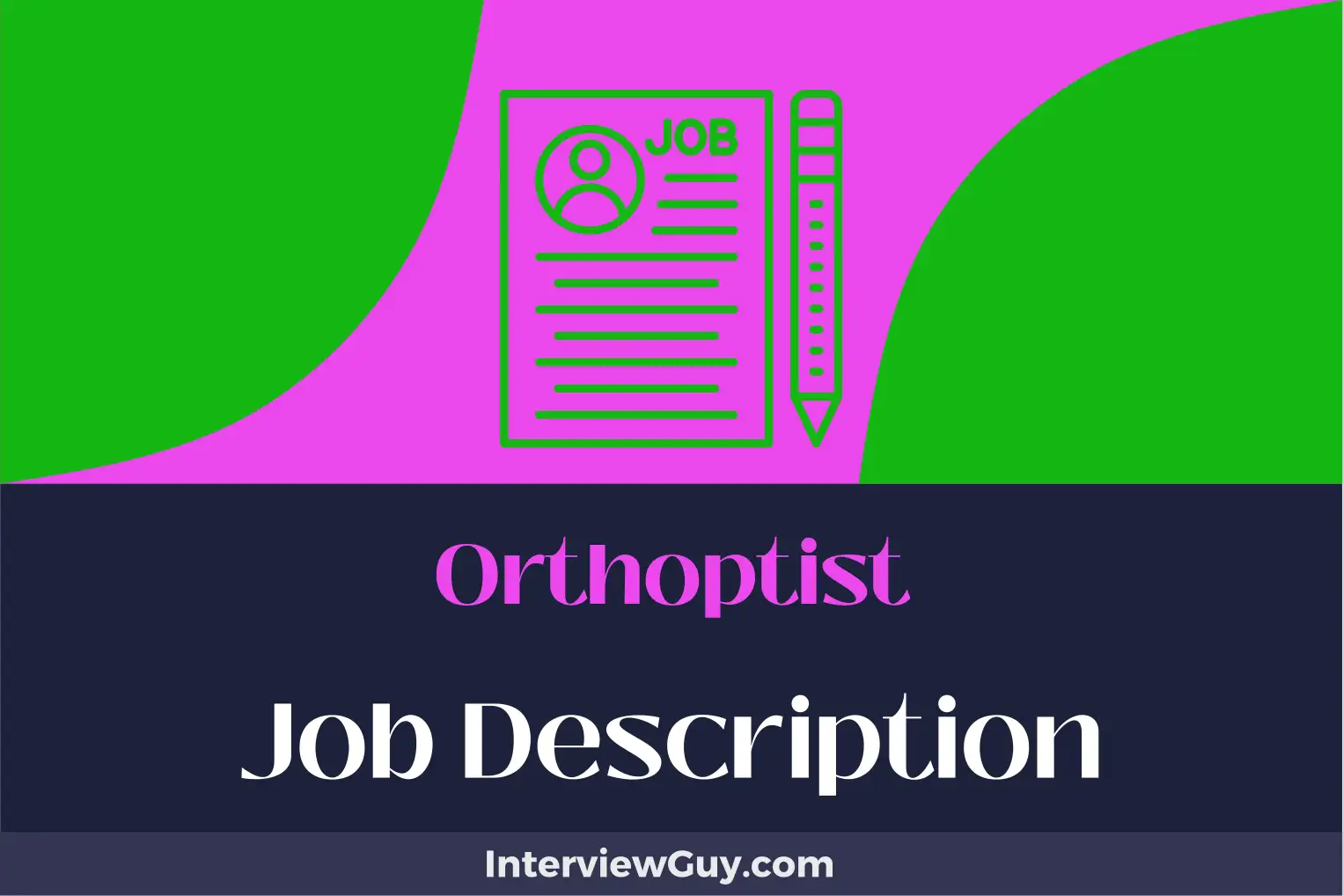 orthoptist job description