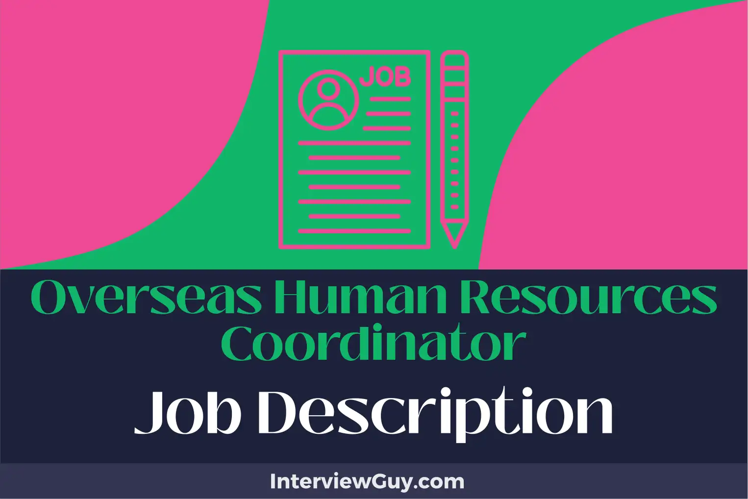 overseas human resources coordinator job description
