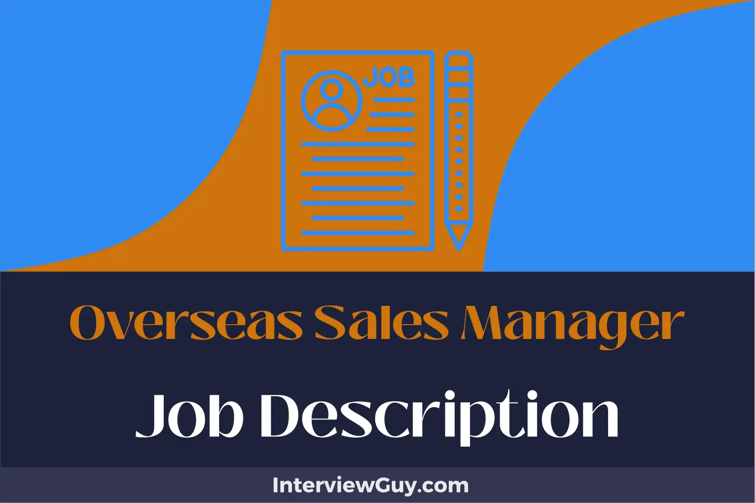 overseas sales manager job description