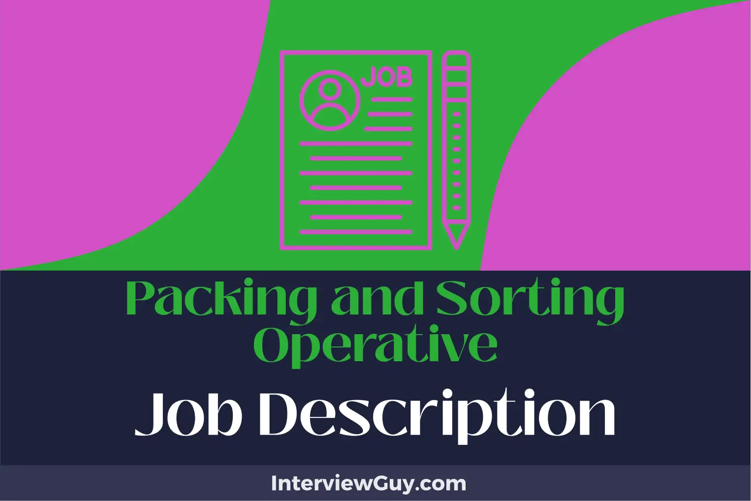 packing and sorting operative job description