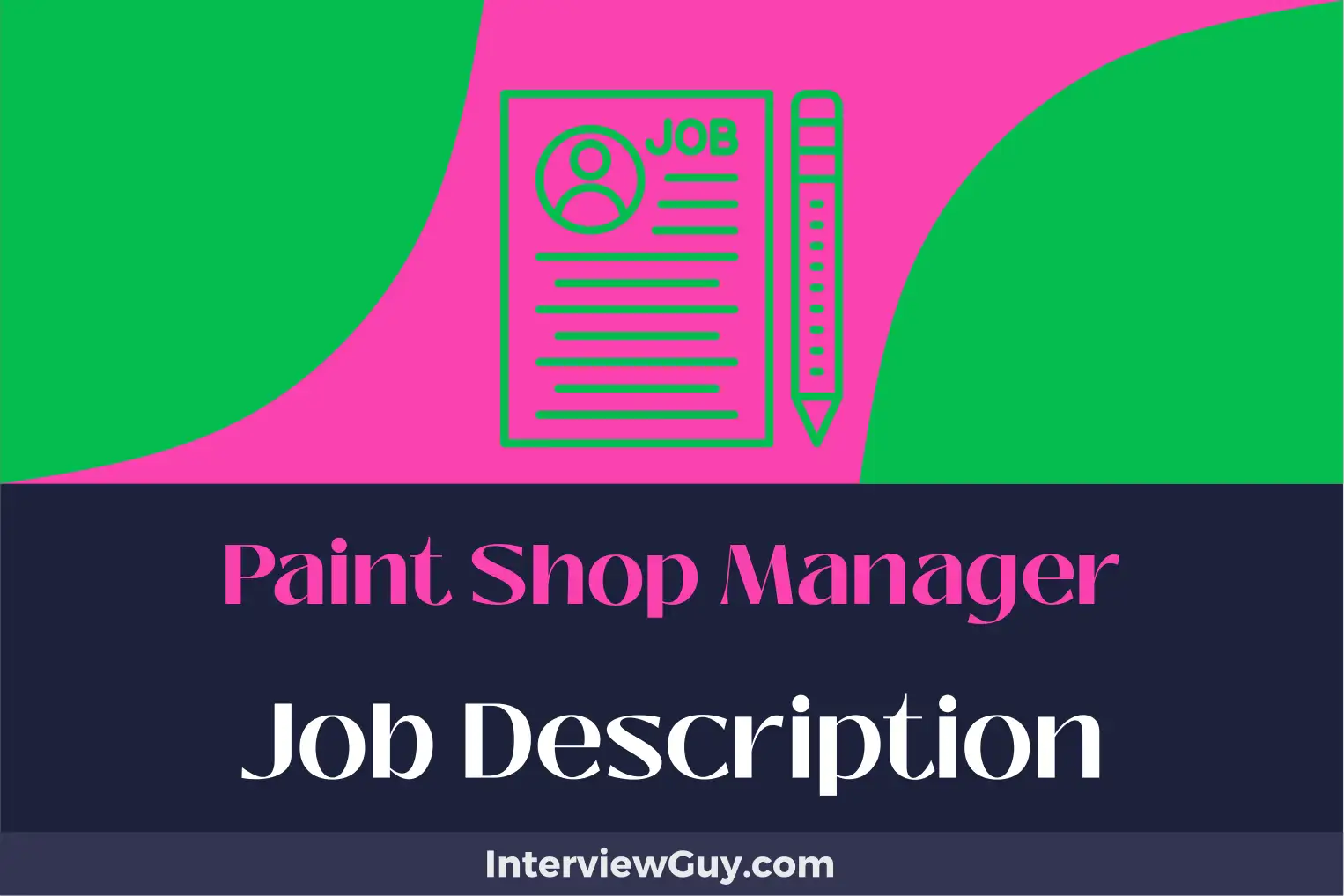 paint shop manager job description