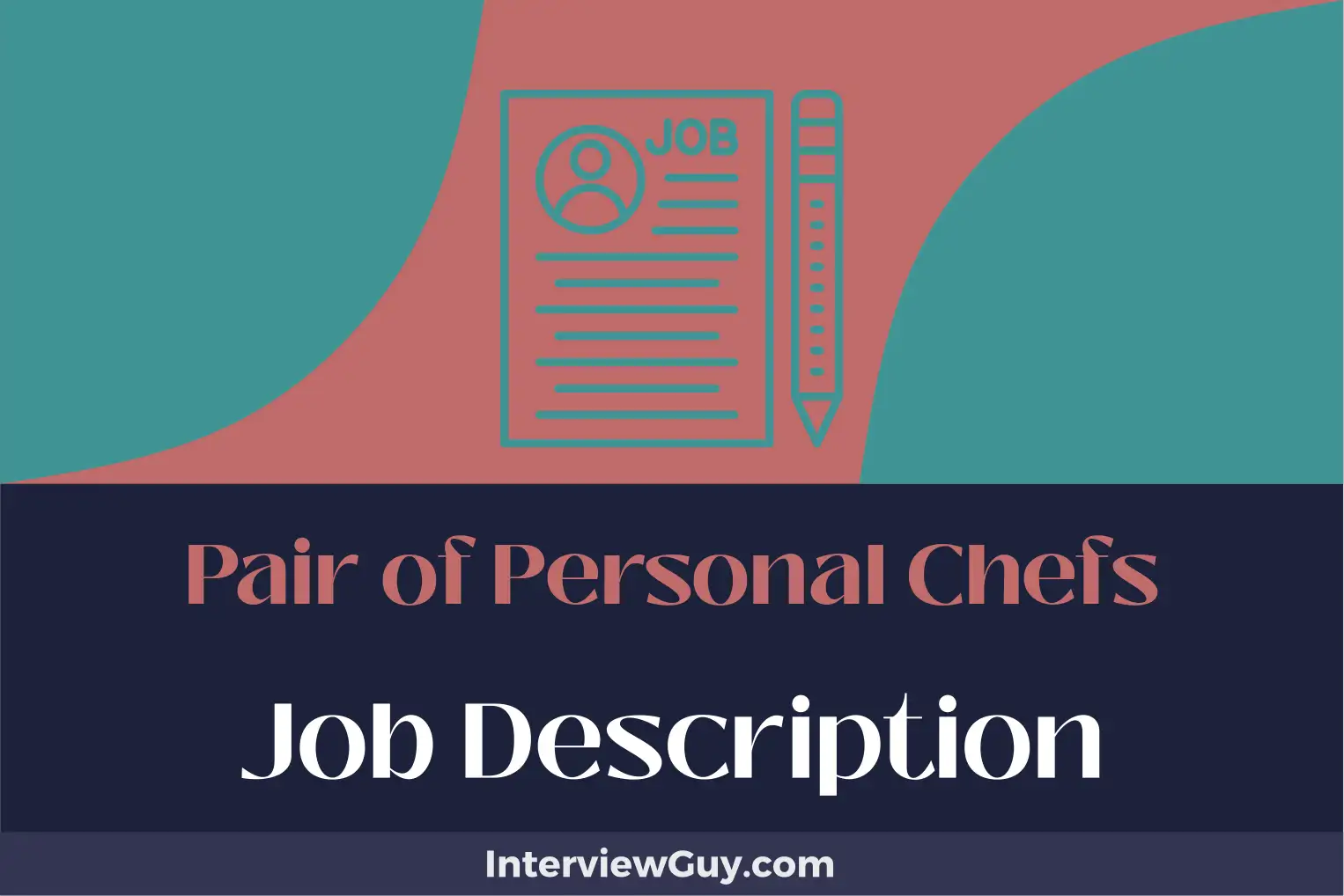pair of personal chefs job description