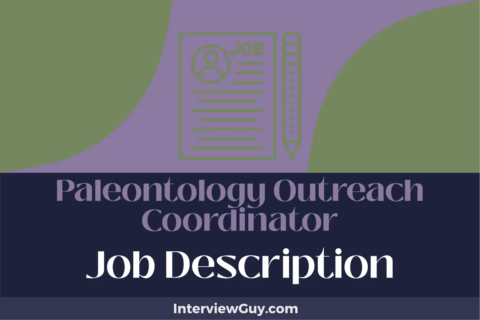paleontology outreach coordinator job description