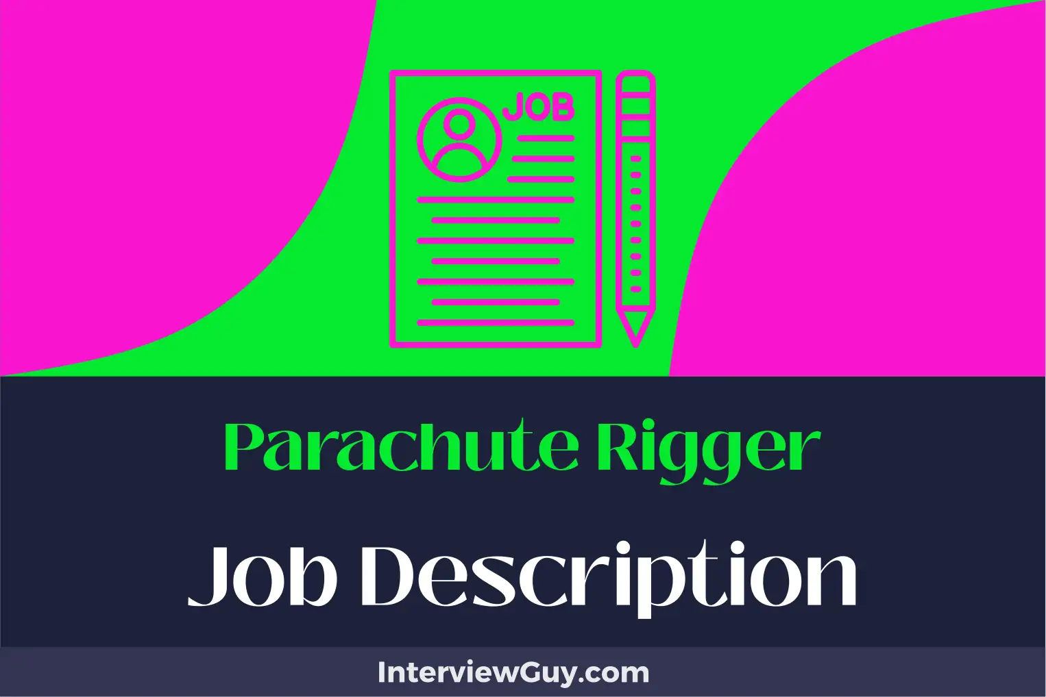 parachute rigger job description