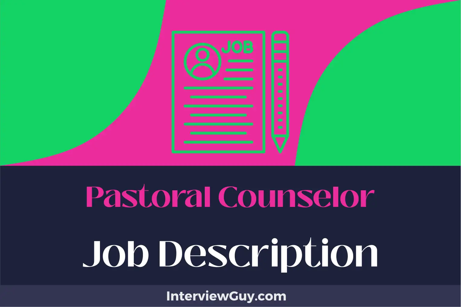 pastoral counselor job description