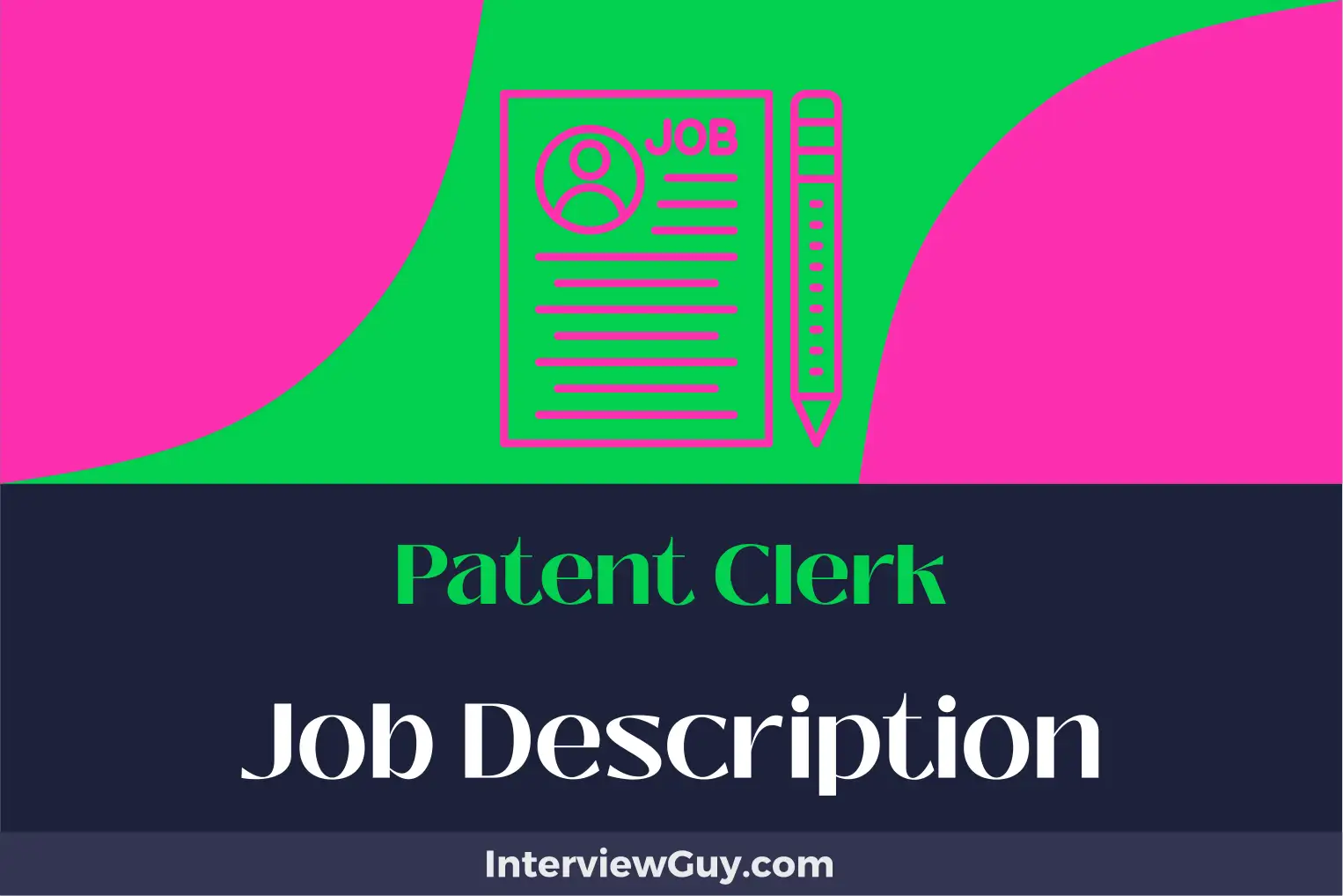 patent clerk job description