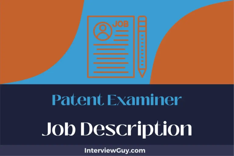 patent examiner job description