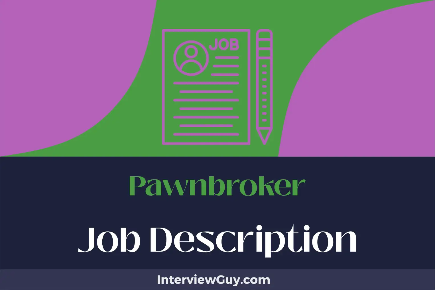 pawnbroker job description