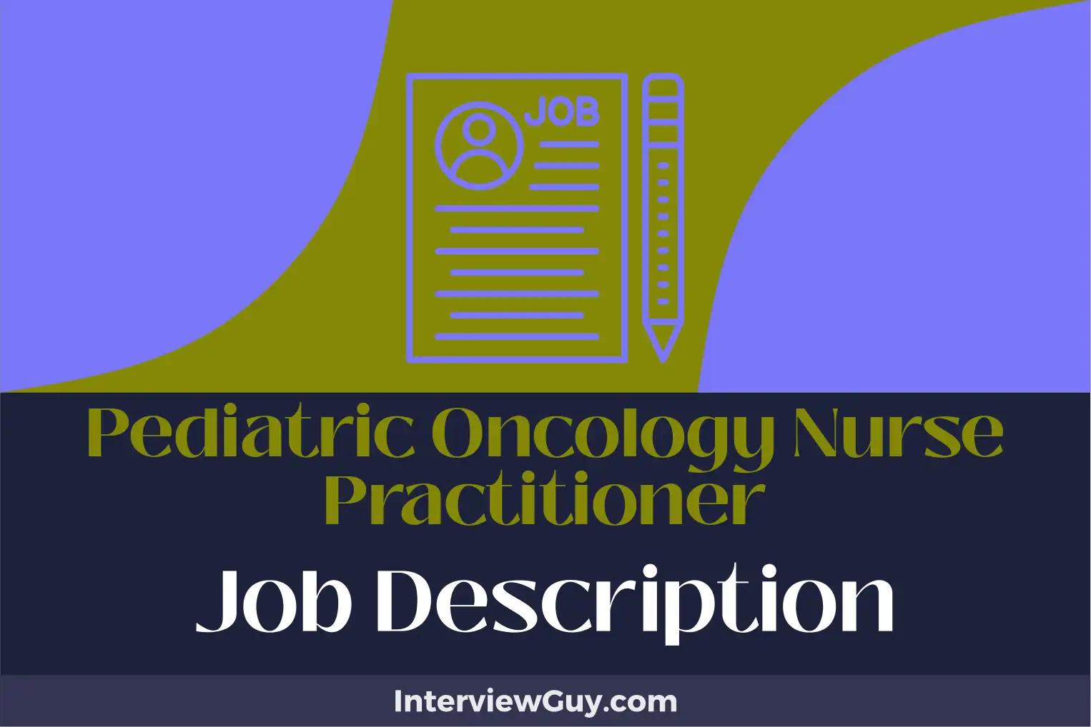 pediatric oncology nurse practitioner job description