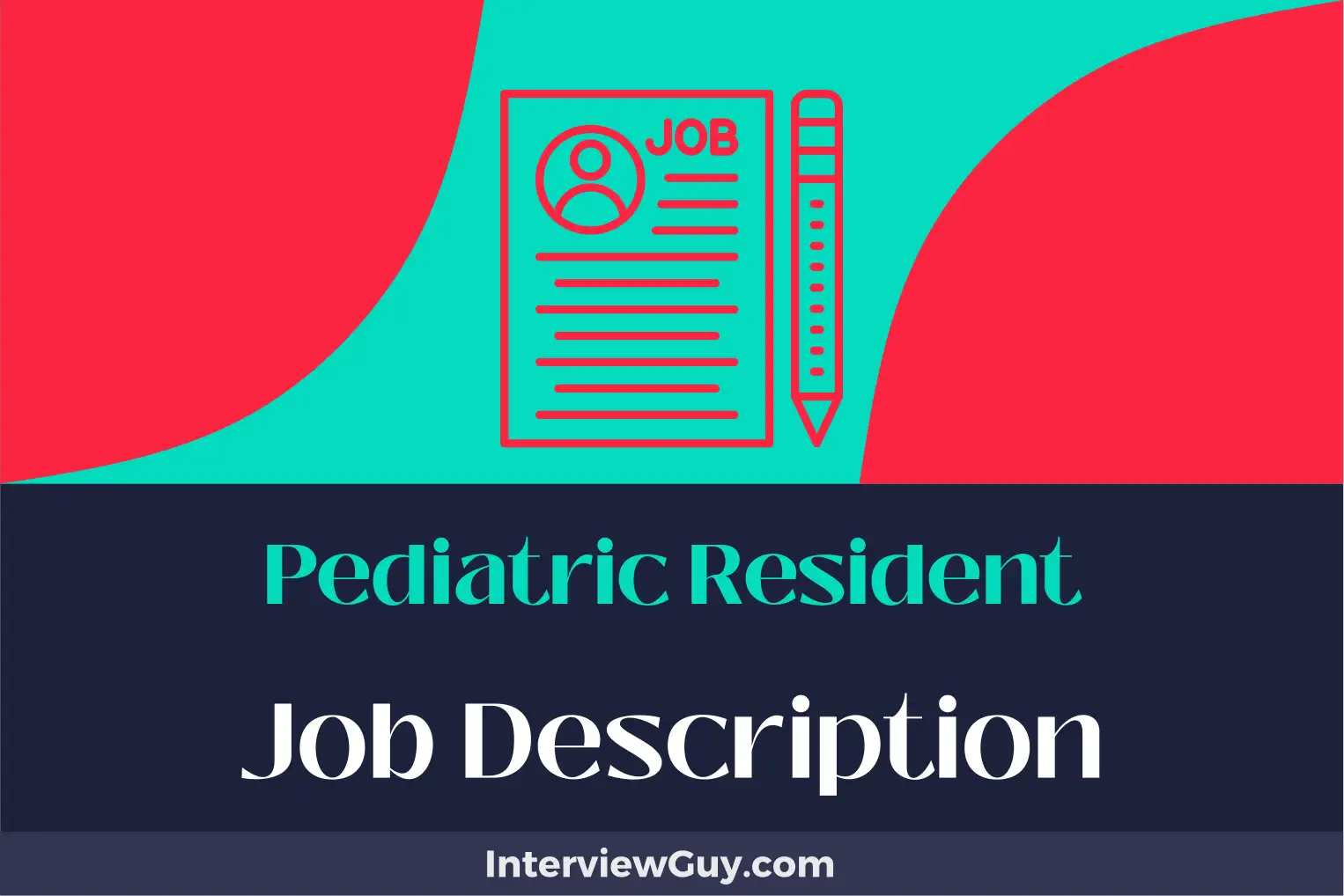 pediatric resident job description