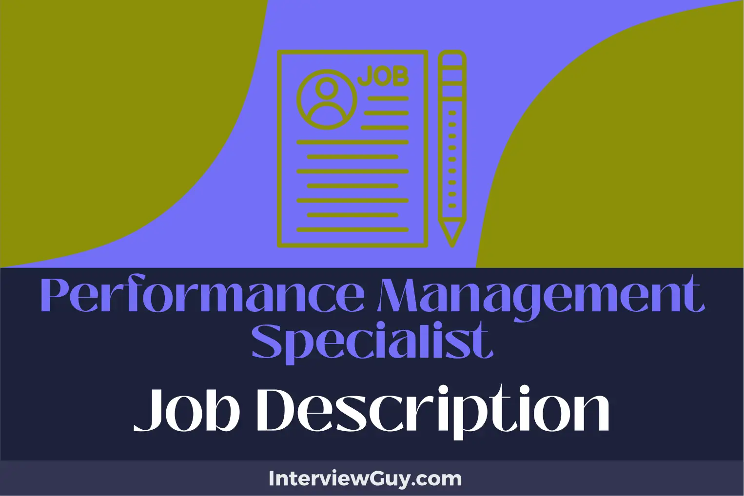 performance management specialist job description