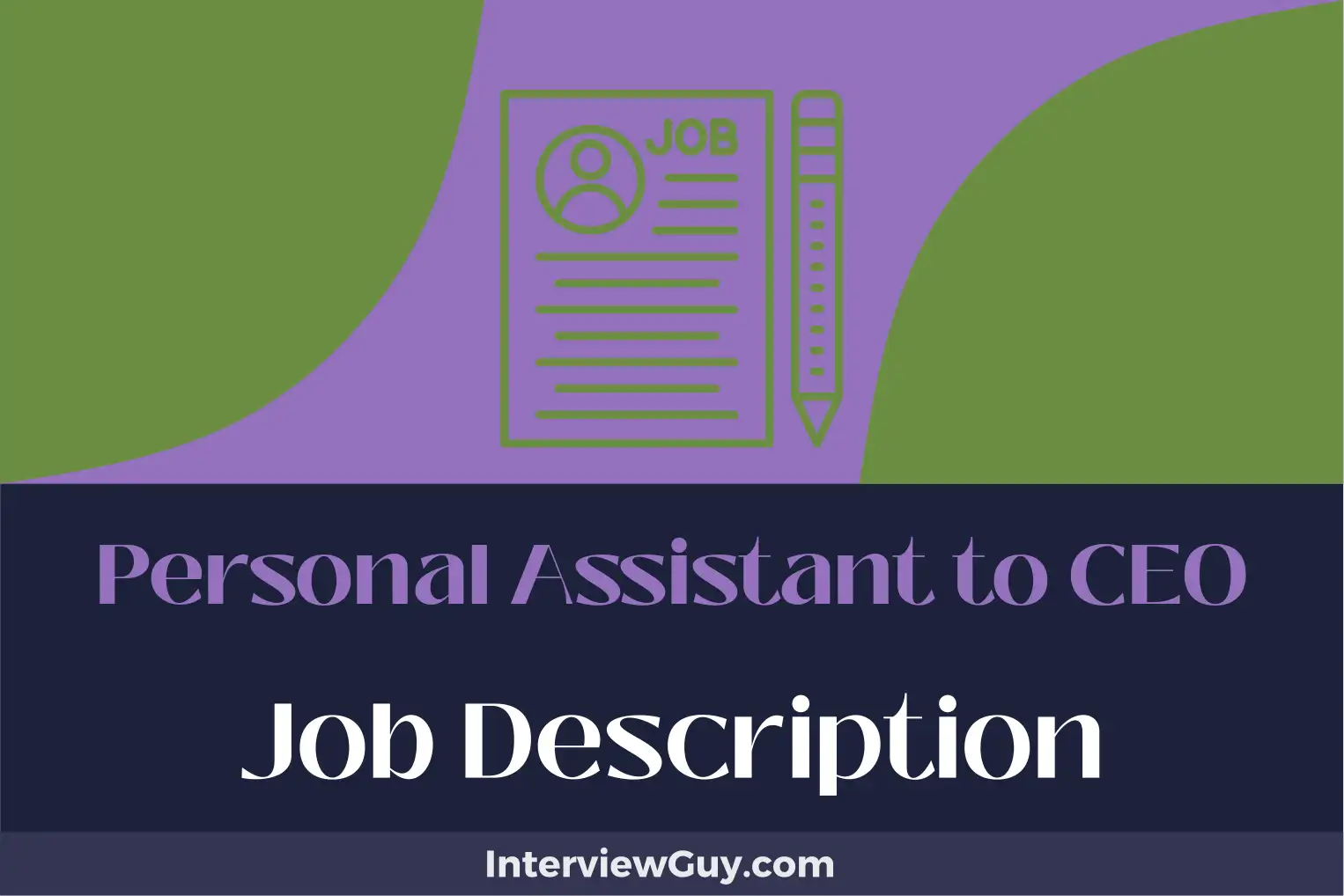 personal assistant to ceo job description