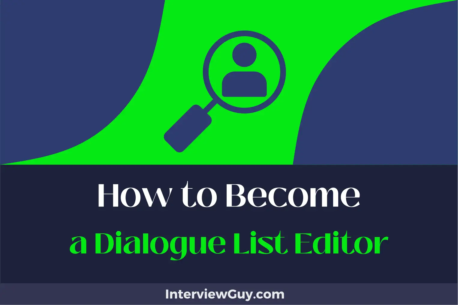 how to become a dialogue list editor