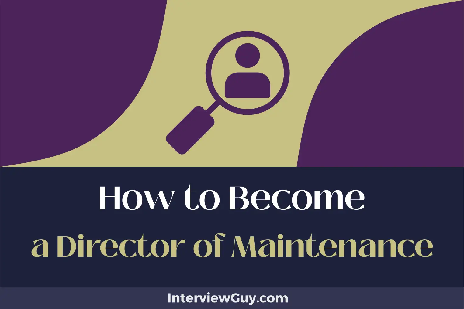 how to become a director of maintenance
