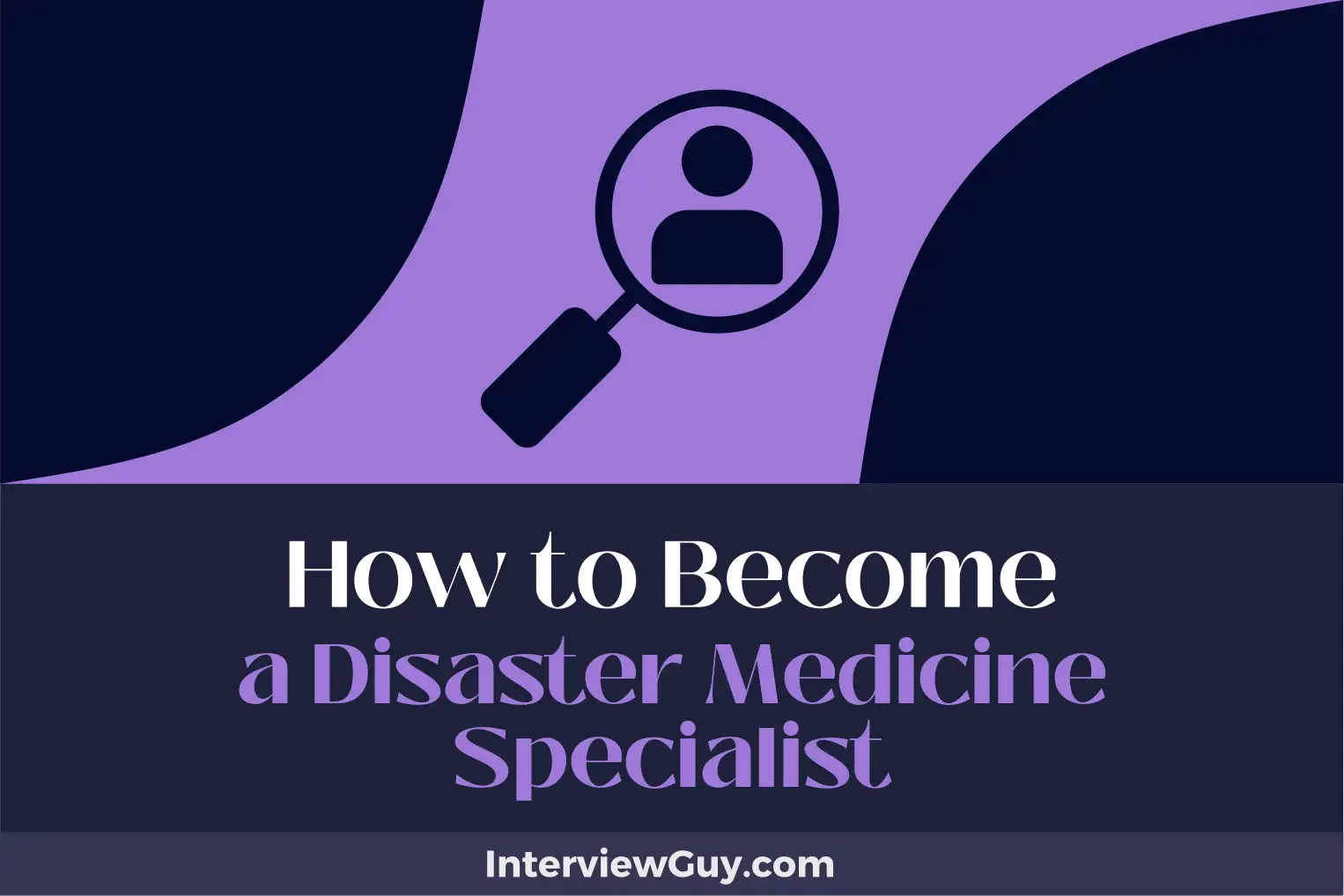 how to become a disaster medicine specialist