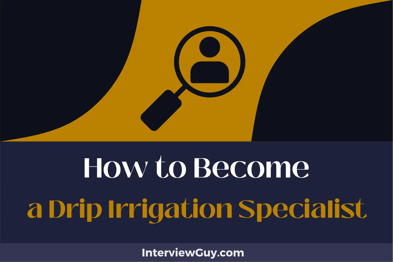 how to become a drip irrigation specialist