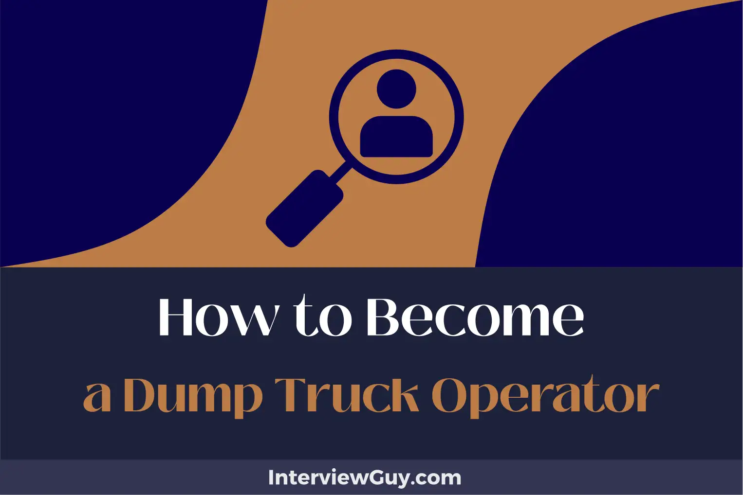 how to become a dump truck operator
