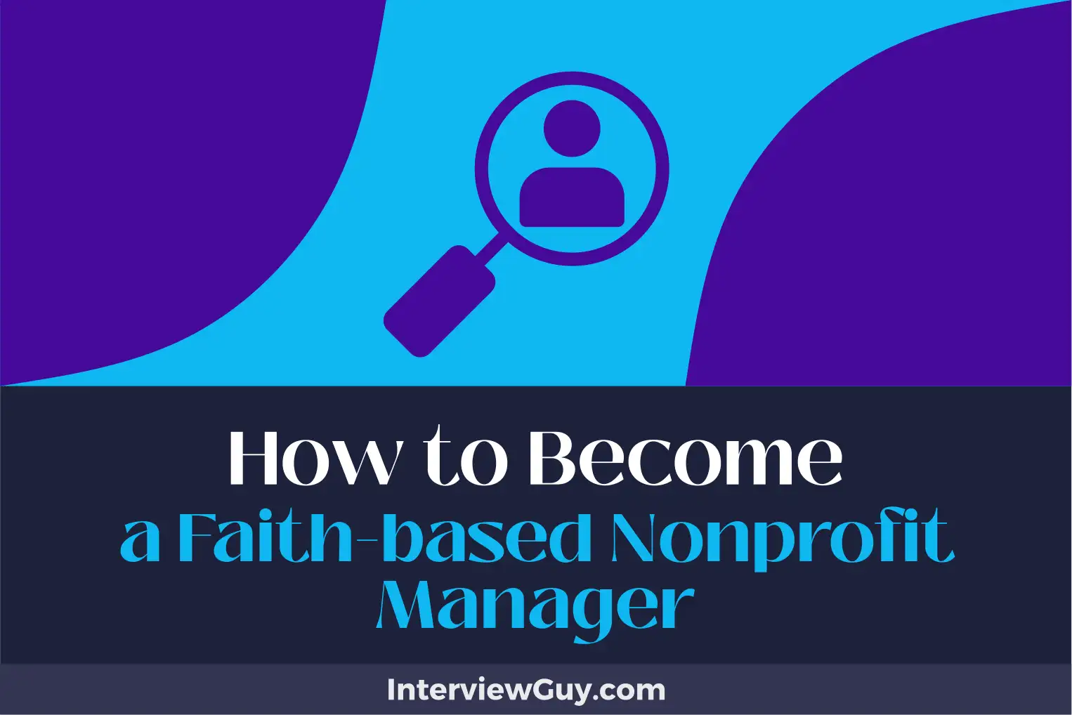 how to become a faith-based nonprofit manager