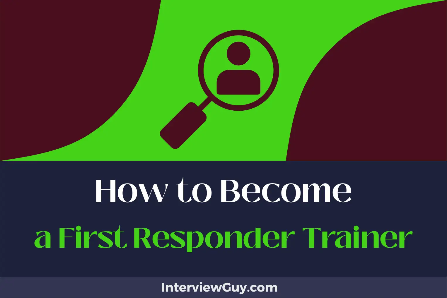 how to become a first responder trainer