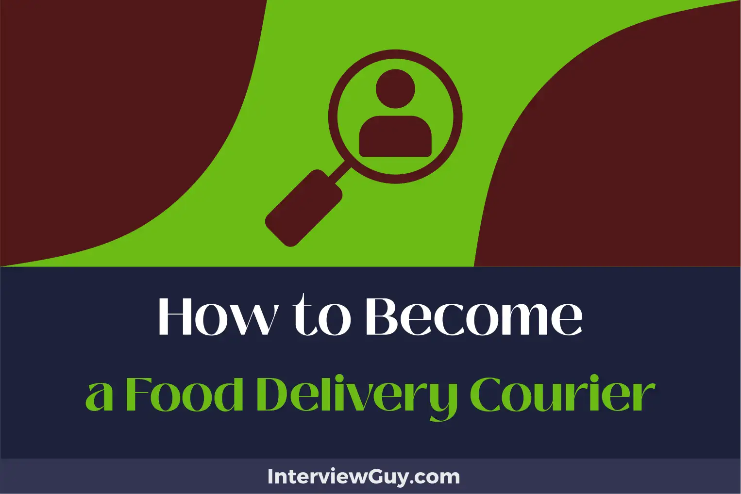 how to become a food delivery courier