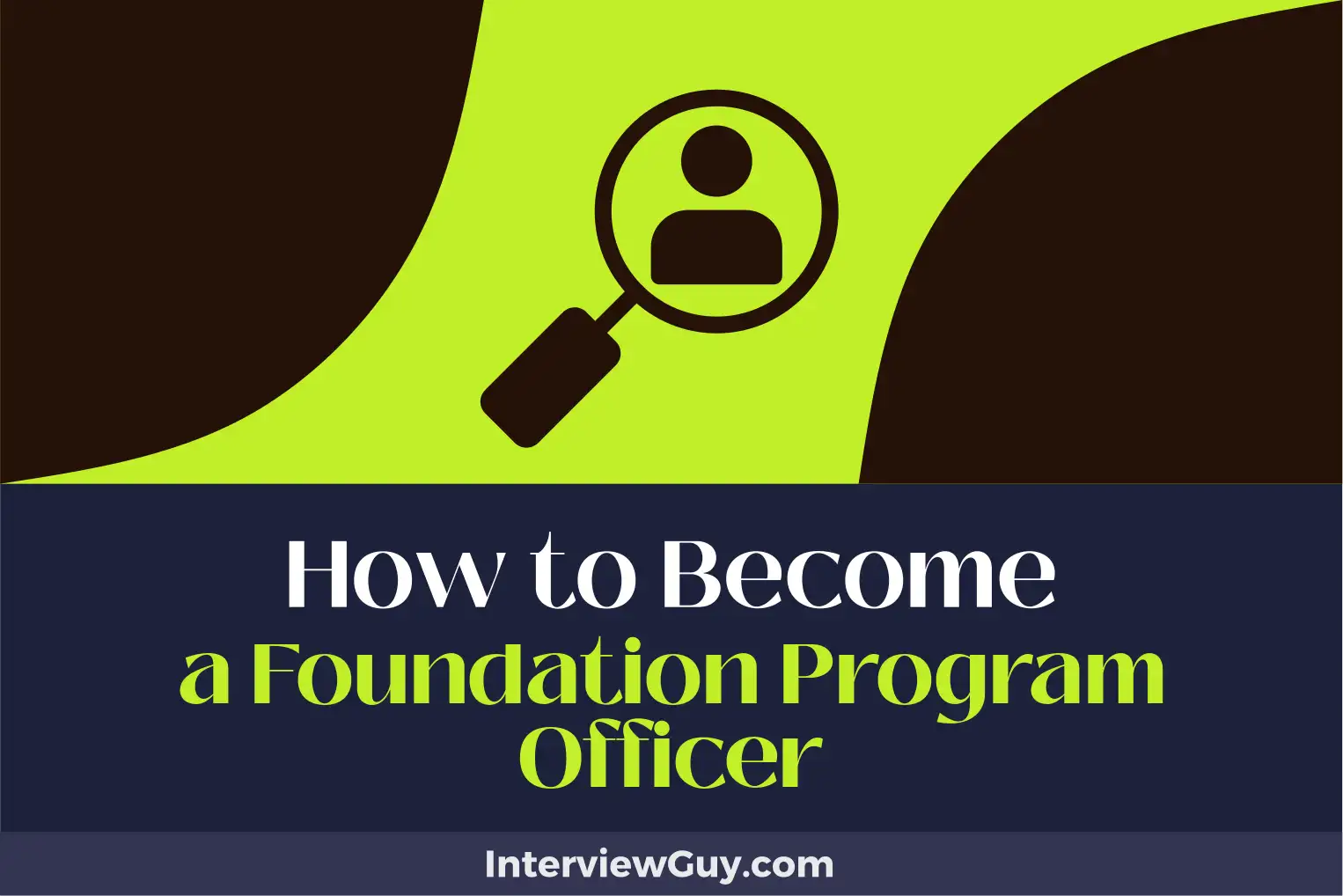 how to become a foundation program officer