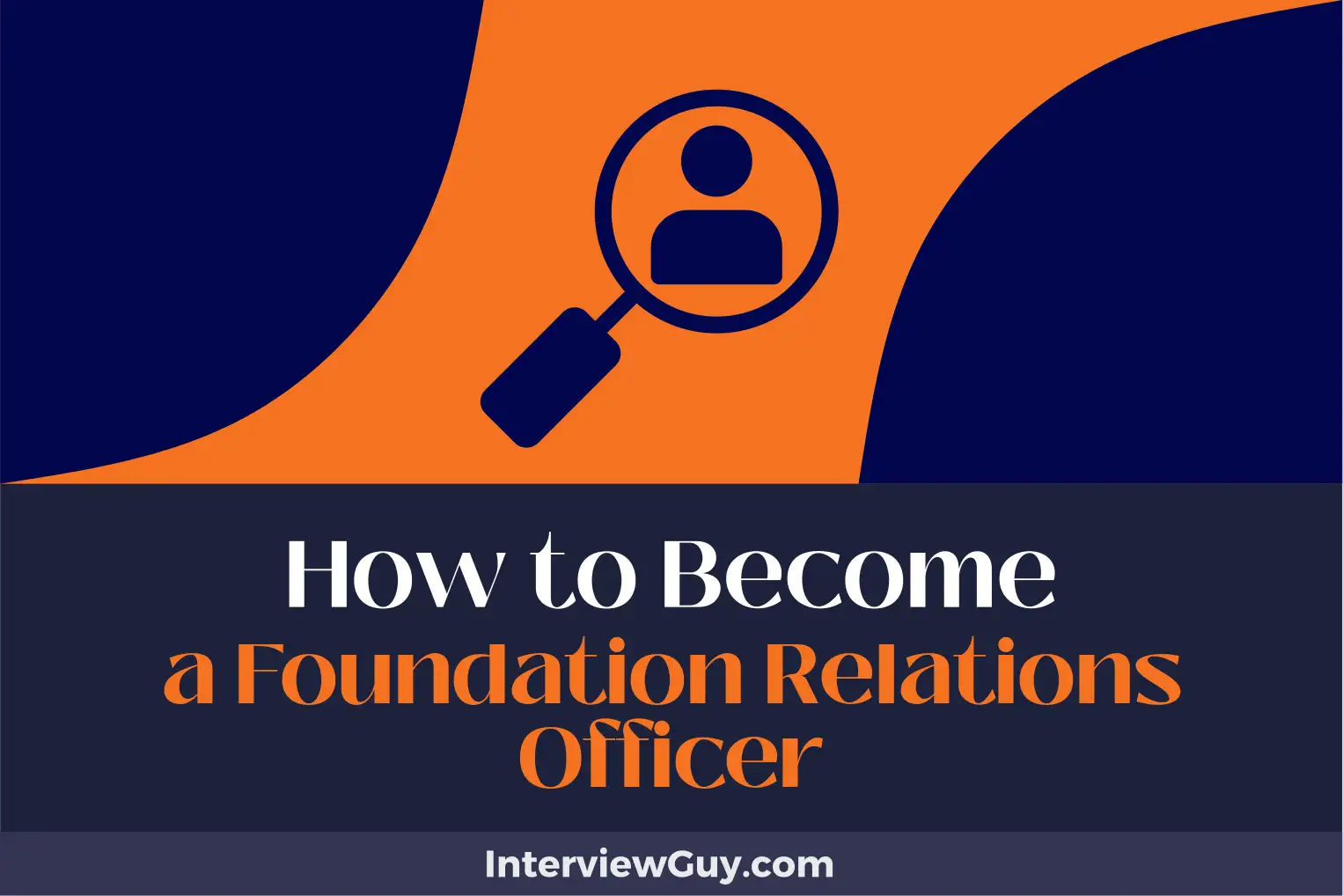 how to become a foundation relations officer