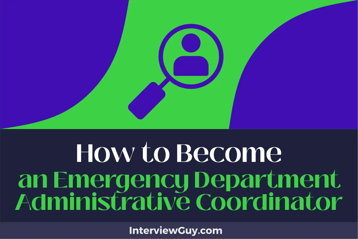 how to become an emergency department administrative coordinator