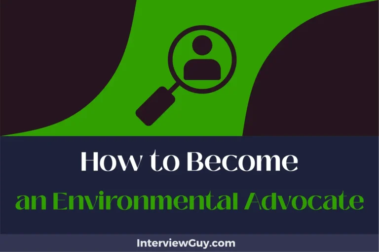 how to become an environmental advocate