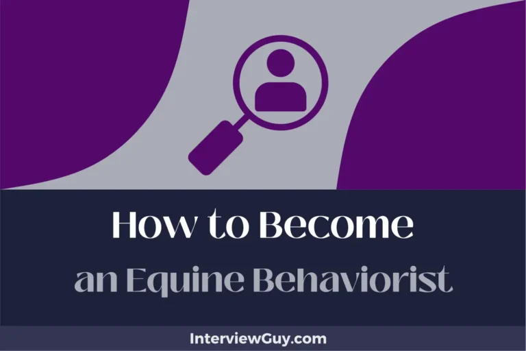 how to become an equine behaviorist