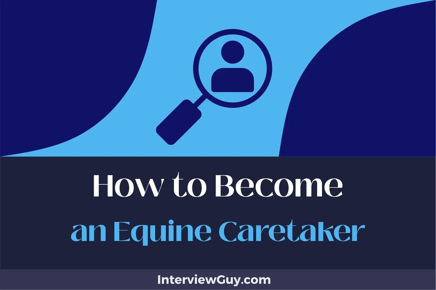 how to become an equine caretaker
