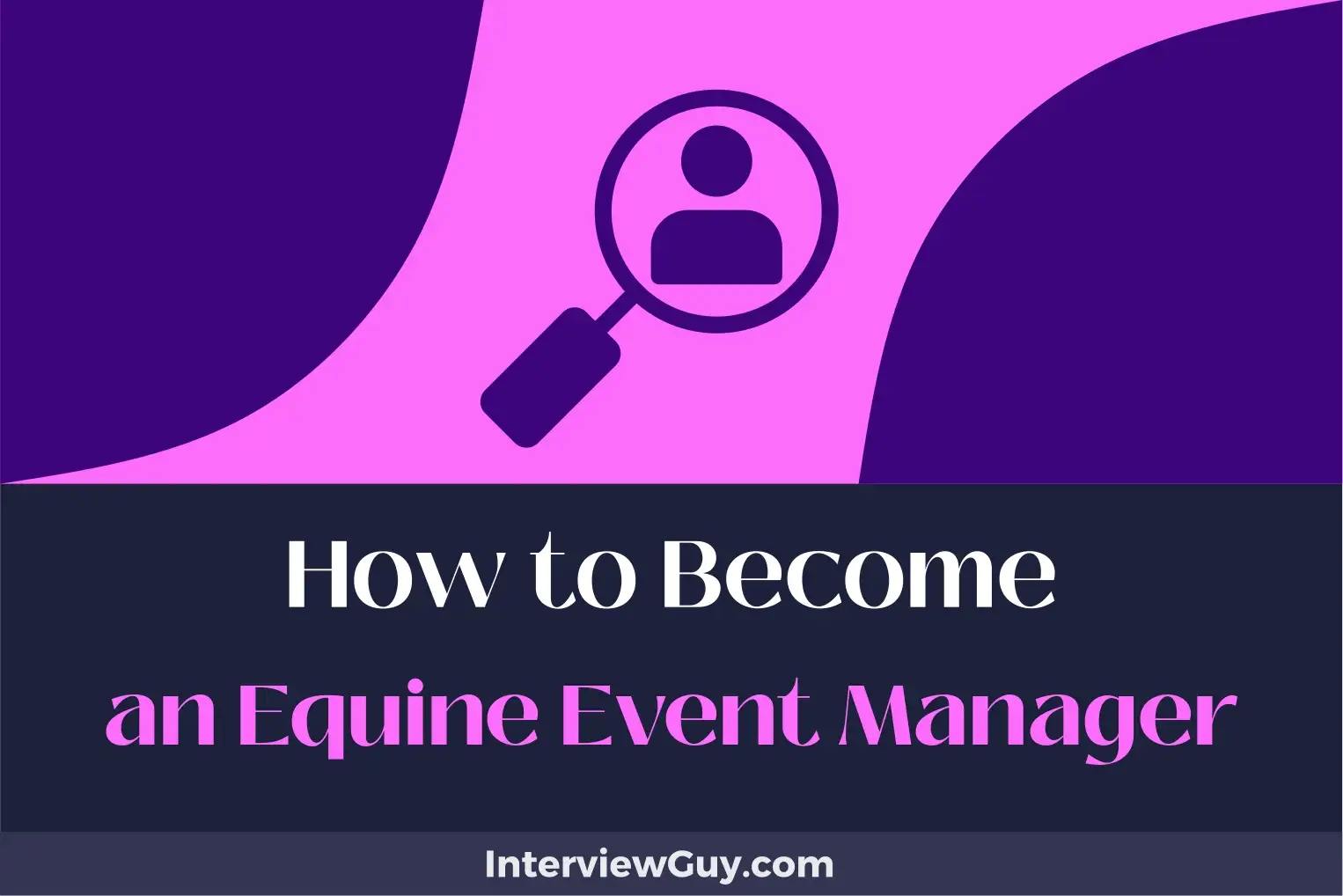 how to become an equine event manager