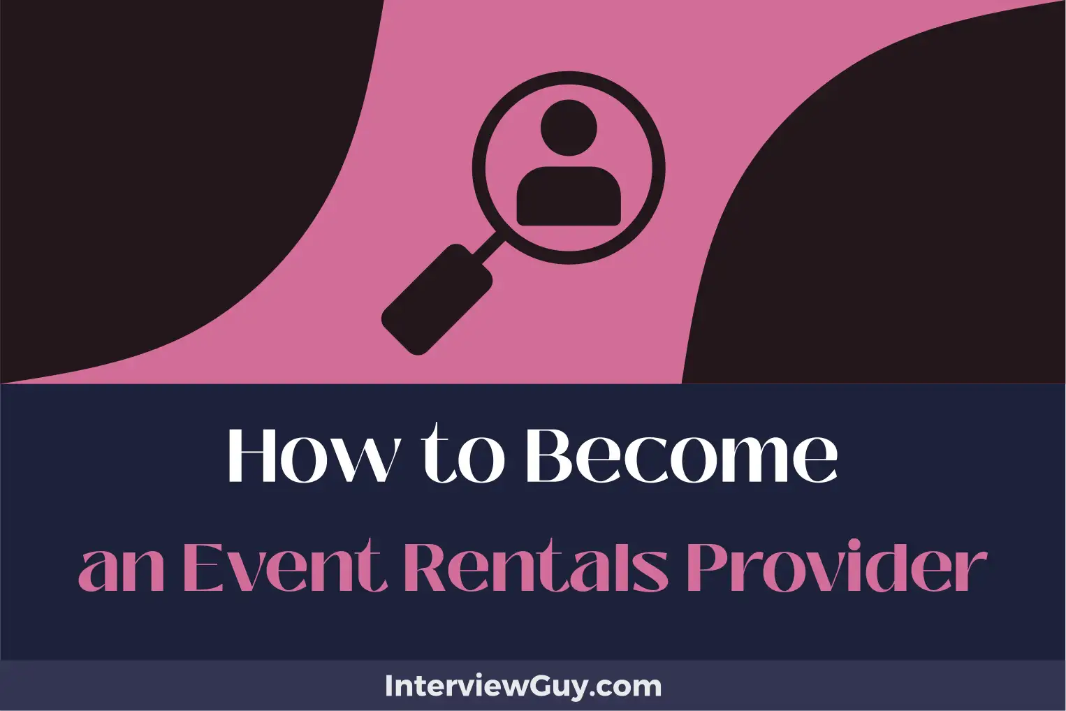 how to become an event rentals provider