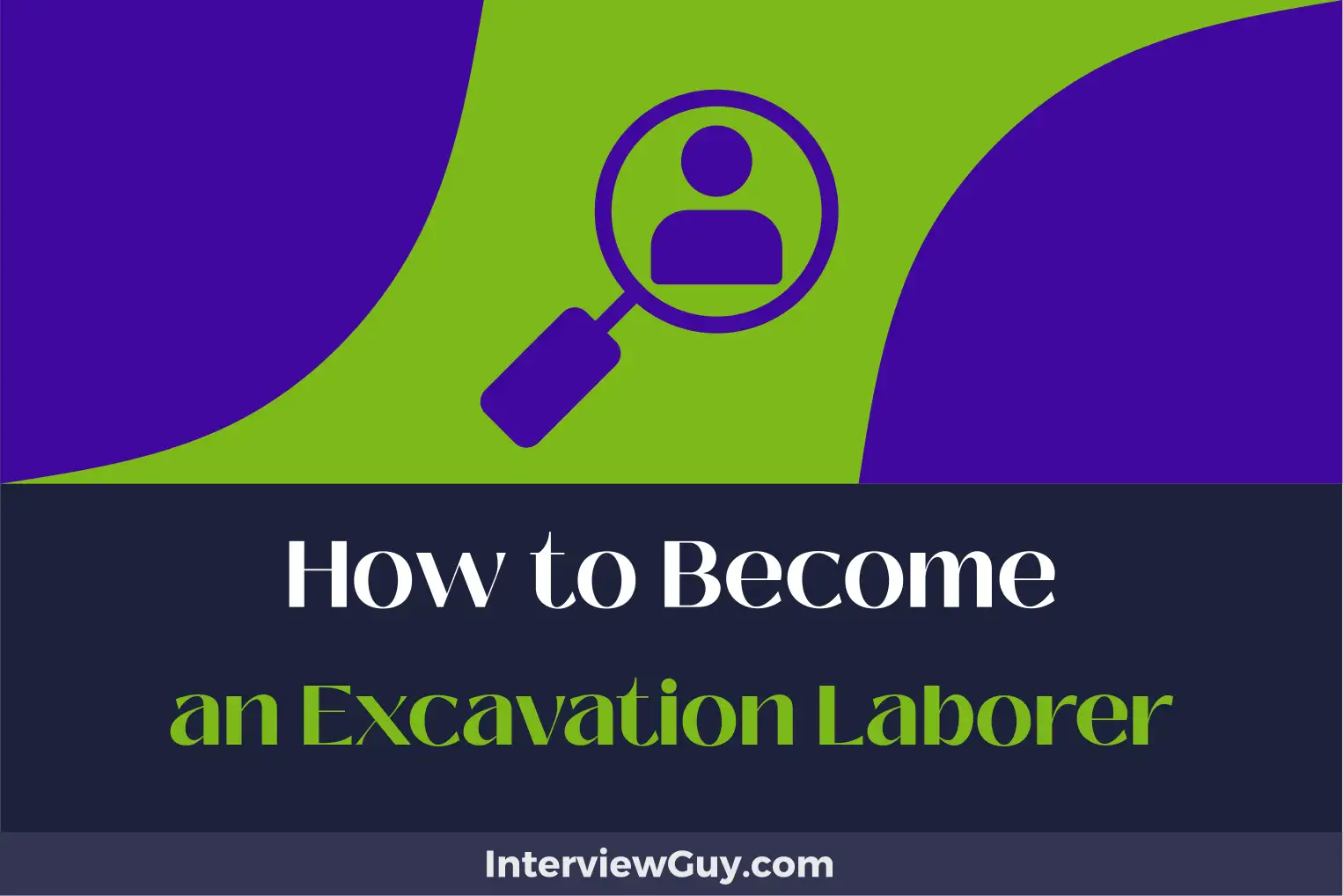 how to become an excavation laborer