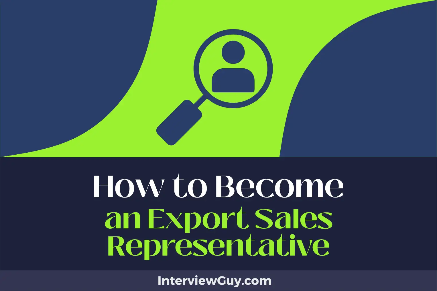 how to become an export sales representative