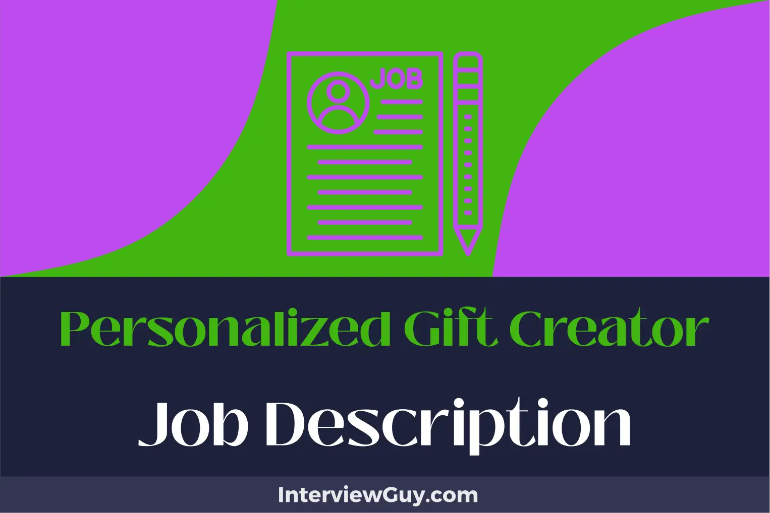 personalized gift creator job description