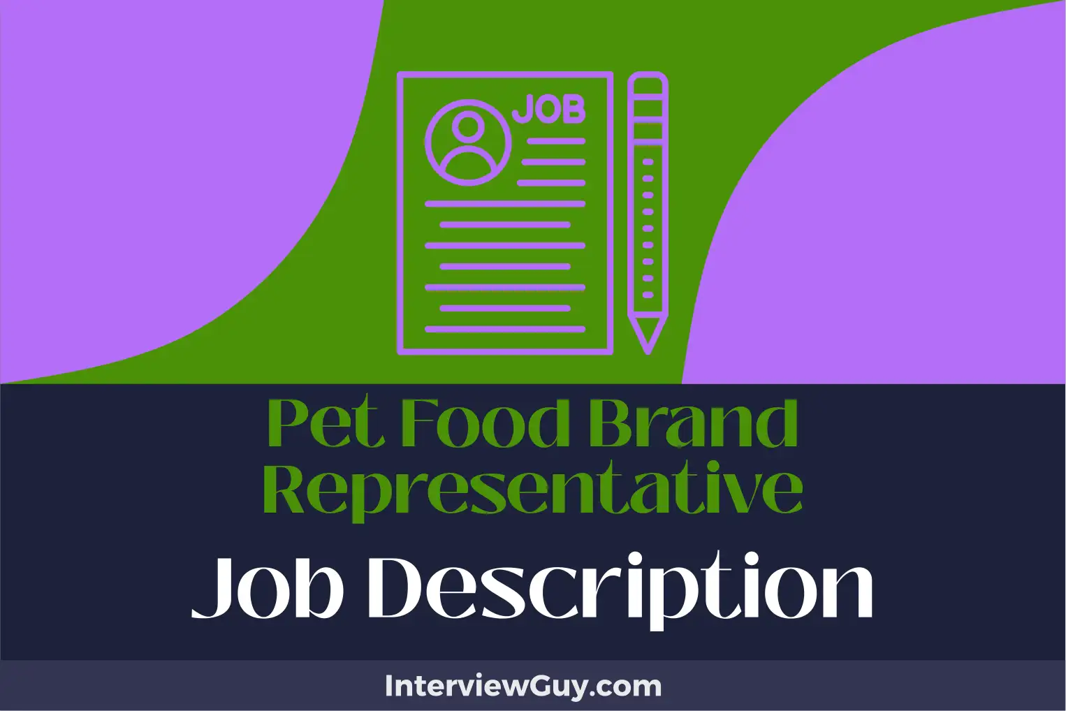 pet food brand representative job description