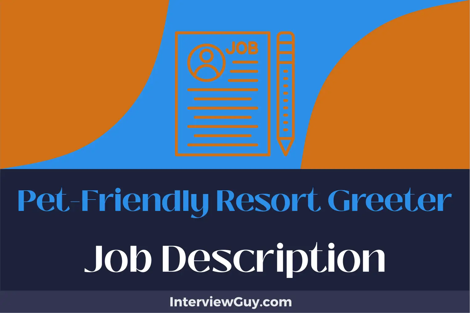 pet-friendly resort greeter job description