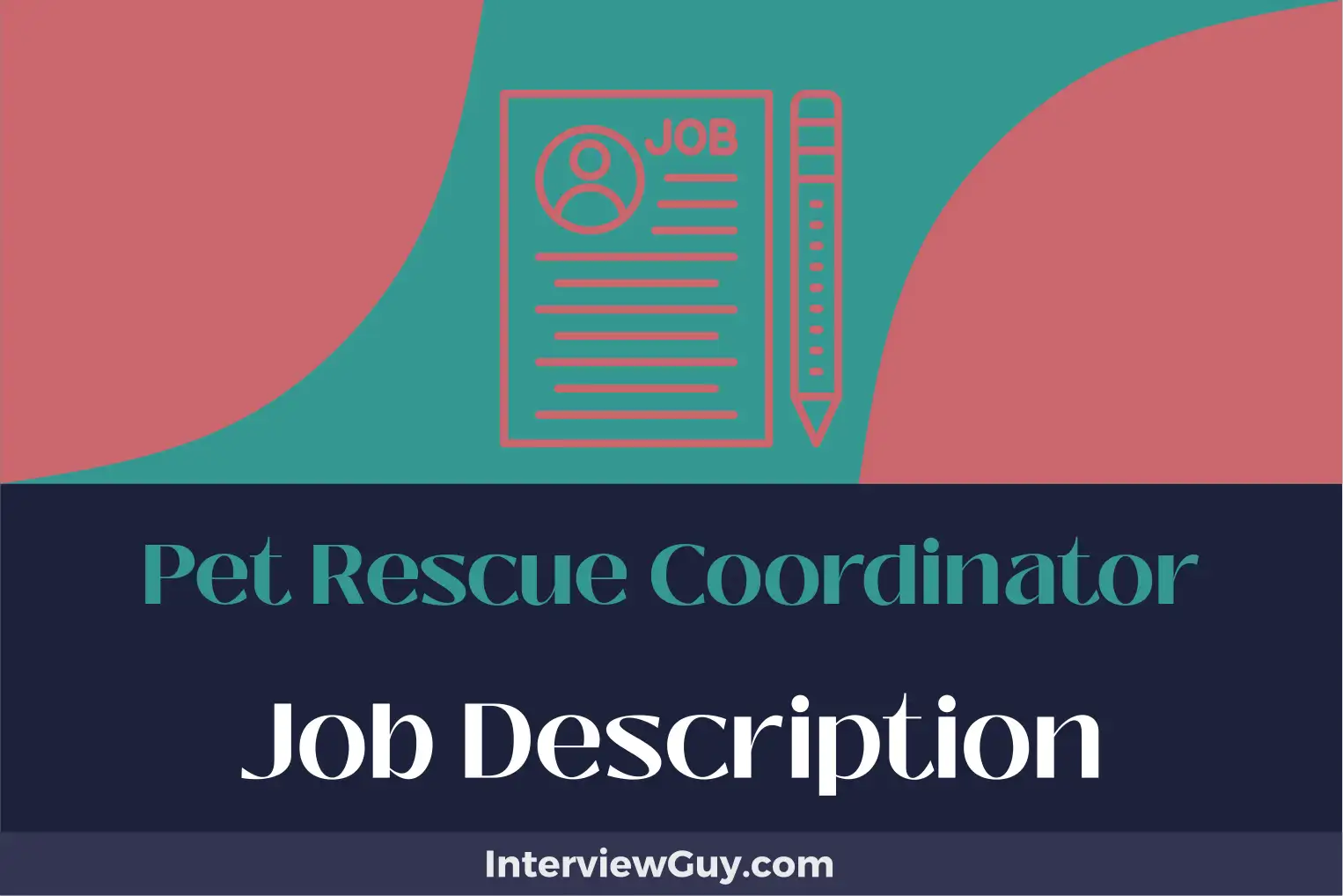 pet rescue coordinator job description