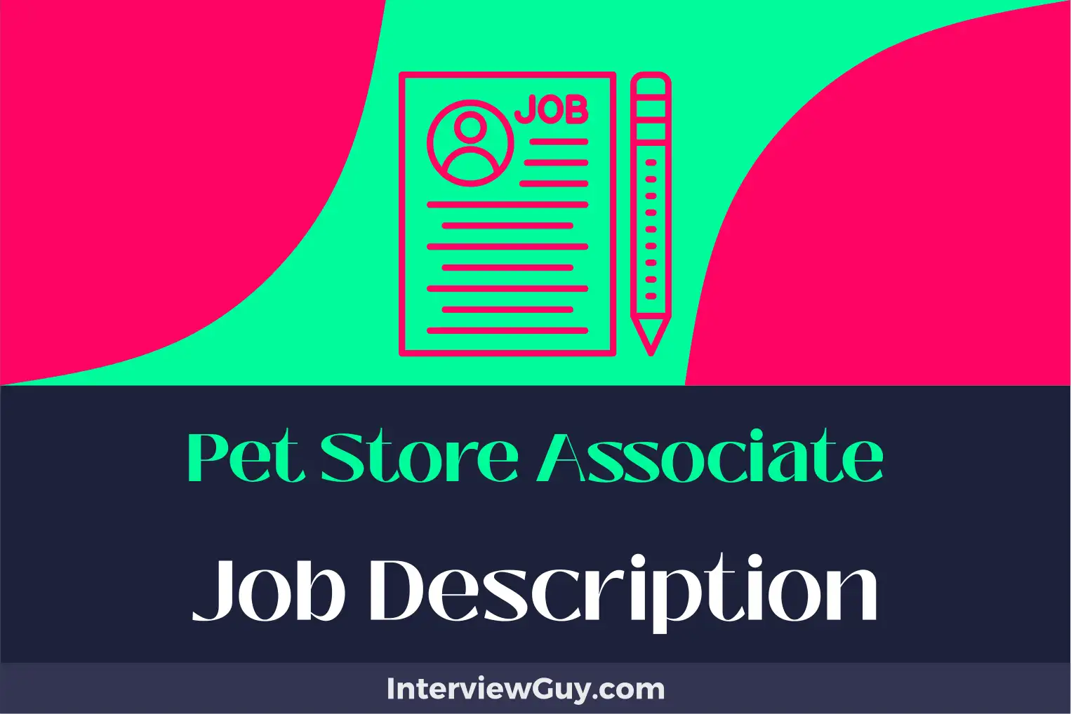 pet store associate job description